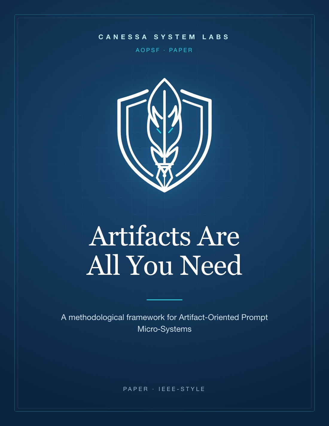 Artifacts Are All You Need, front cover